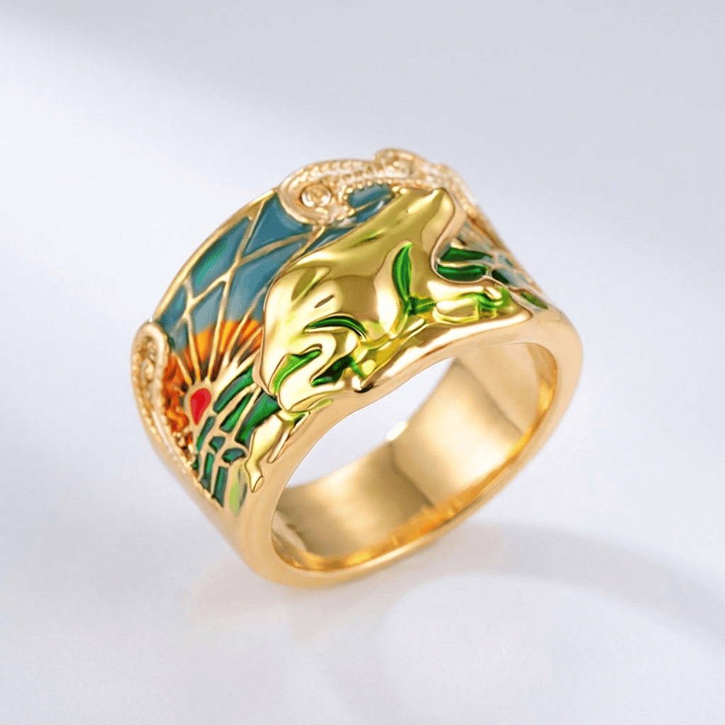Anillo Rose Gold atemporal ornamentado de Rose & Oliver con detalles elegantes y acabado refinado
