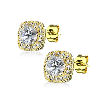 Pendientes elegantes Gold Glennis™ de Rose & Oliver con detalles refinados y acabado brillante en oro.