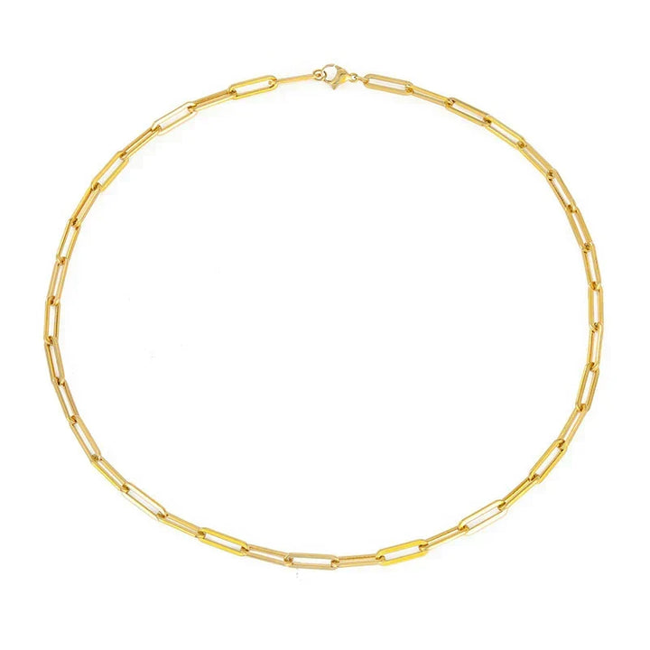 Elegante goldene Halskette Archen™, 42cm lang, von Rose & Oliver gefertigt, mit feiner Kette und raffiniertem Design.