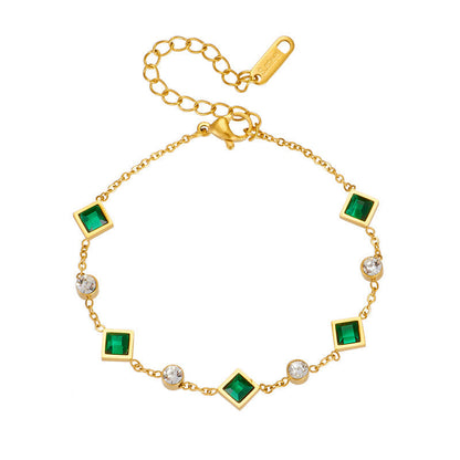 Pulseira Amelisse Glenwyn de Rose & Oliver en oro, con detalles elegantes y acabado brillante.