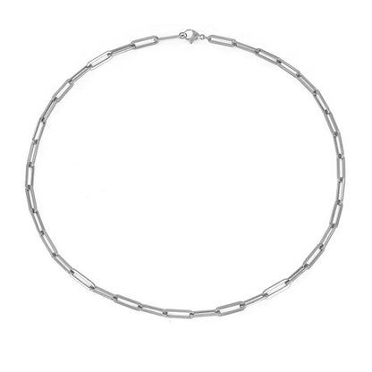 Collar elegante Archen™ en plata, cadena de 42cm con acabado refinado, de la marca Rose & Oliver.